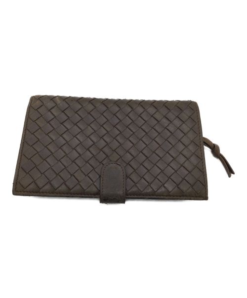 BOTTEGA VENETA（ボッテガベネタ）BOTTEGA VENETA (ボッテガベネタ) 2つ折り財布 ボッテガ・ヴェネタ ブラウンの古着・服飾アイテム