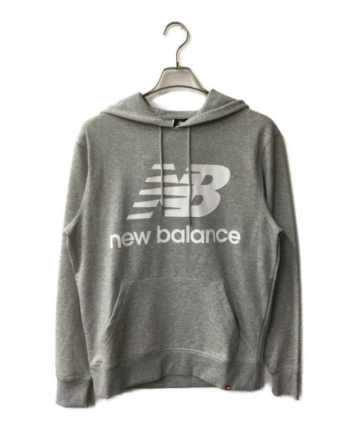 NEW BALANCE（ニューバランス）NEW BALANCE (ニューバランス) プルオーバーパーカー ニューバランス グレー サイズ:M 未使用品の古着・服飾アイテム