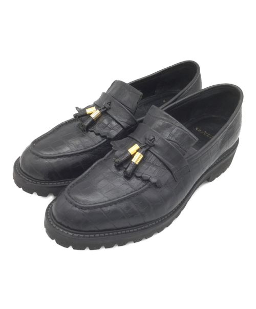 RAINMAKER（レインメーカー）RAINMAKER (レインメーカー) KILT TASSELED LOAFER ブラック サイズ:-の古着・服飾アイテム