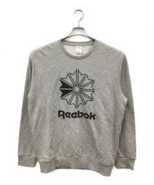 REEBOK（リーボック）の古着「AC フレンチテリー ビッグ スタークレスト クルー」｜グレー