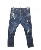 DSQUARED2ディースクエアード）の古着「TIDY BIKER JEAN」｜ネイビー