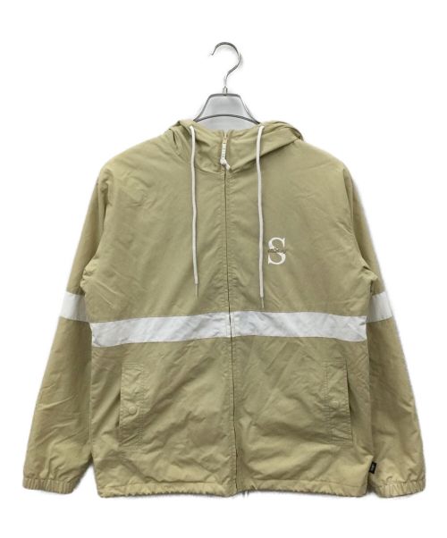 stussy（ステューシー）stussy (ステューシー) Sport Nylon Jacket ベージュ サイズ:Mの古着・服飾アイテム