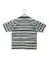 FORK&SPOON (フォーク＆スプーン) Club Stripe T-shirts ホワイト×グリーン×ブルー サイズ:4 未使用品：2980円