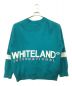 WHITELAND BLACKBURN (ホワイトランドブラックバーン) SCHOOL LOGO CARDIGAN グリーン サイズ:F：3980円