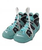 NIKEナイキ）の古着「AIR MORE UPTEMPO GS ”LIGHT AQUA/BLACK/WHITE