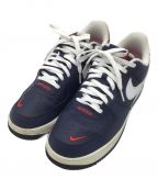 NIKEナイキ）の古着「AIR FORCE 1 Low Swoosh Pack Navy」｜ネイビー×ホワイト