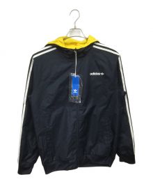 adidas（アディダス）の古着「イタスカ リバーシブル ウィンドブレーカー オリジナルス」｜ネイビー