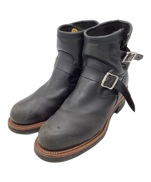 CHIPPEWA（チペワ）CHIPPEWA (チペワ) 7inch ORIGINAL STEEL TOE ENGINEER BOOTS ブラック サイズ:26.5の古着・服飾アイテム