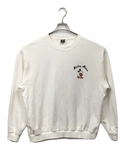 AVIREX（アヴィレックス）AVIREX (アヴィレックス) Disney (ディズニー) Disney　Collection CREW NECK SWEAT ベージュ サイズ:2XLの古着・服飾アイテム