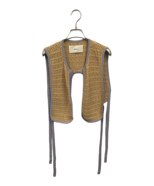 TODAYFUL（トゥデイフル）TODAYFUL (トゥデイフル) Cordyarn Piping Vest カーキ サイズ:Freeの古着・服飾アイテム