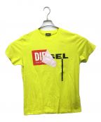 DIESELディーゼル）の古着「T-DIEGO-QA-T-SHIRT」｜イエロー