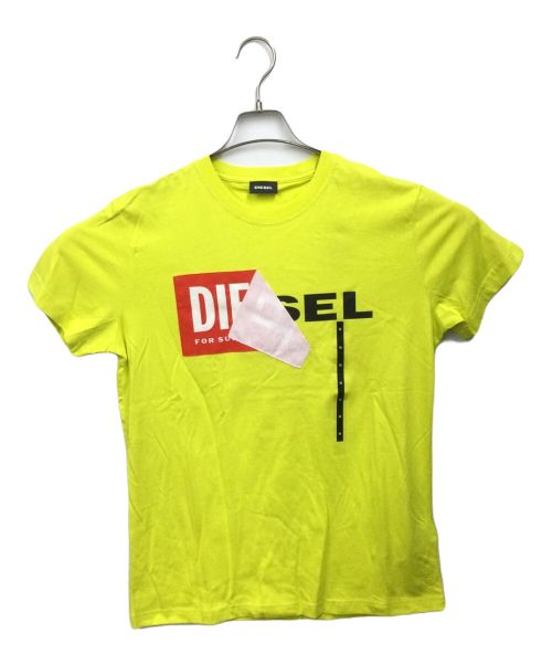 DIESEL（ディーゼル）DIESEL (ディーゼル) T-DIEGO-QA-T-SHIRT イエロー サイズ:M 未使用品の古着・服飾アイテム