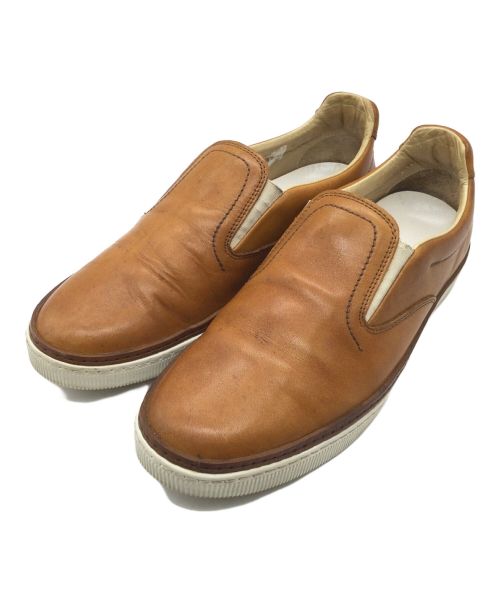 Maison Martin Margiela（メゾンマルタンマルジェラ）Maison Martin Margiela (メゾンマルタンマルジェラ) レザースリッポン ブラウン サイズ:25の古着・服飾アイテム