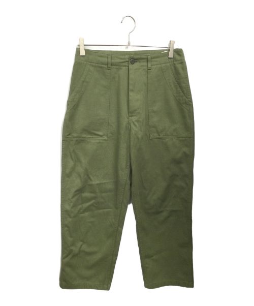 HATSKI（ハツキ）HATSKI (ハツキ) Loose Tapered Utility Trouser グリーンの古着・服飾アイテム