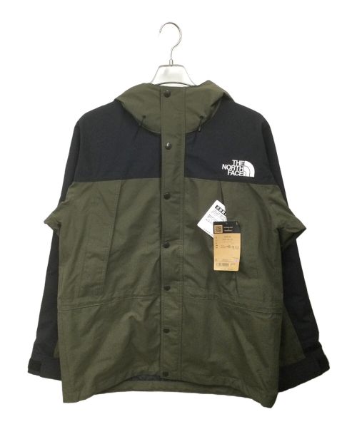 THE NORTH FACE（ザ ノース フェイス）THE NORTH FACE (ザ ノース フェイス) マウンテンライトジャケット オリーブ×ブラック サイズ:L 未使用品の古着・服飾アイテム