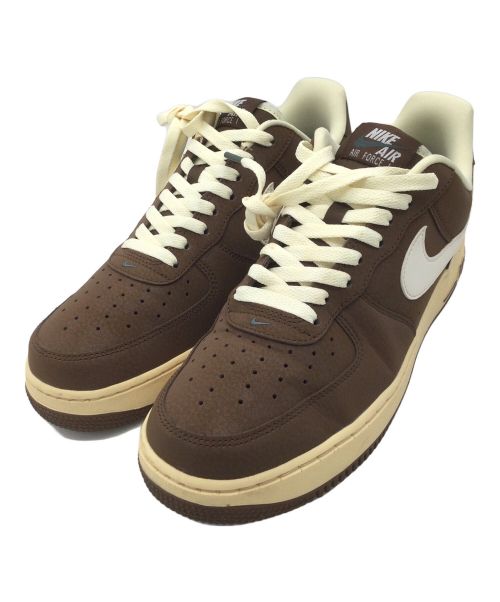 NIKE（ナイキ）NIKE (ナイキ) AIR FORCE 1 '07 CACAO ブラウン×ベージュ サイズ:27の古着・服飾アイテム