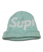 SUPREMEシュプリーム）の古着「Big Logo Beanie Turquoise」｜スカイブルー