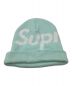 Supreme（シュプリーム）の古着「Big Logo Beanie Turquoise」｜スカイブルー