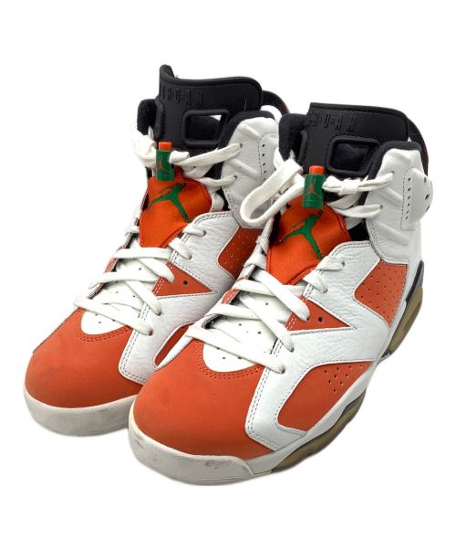 NIKE（ナイキ）NIKE (ナイキ) AIR JORDAN6 RETRO GATORADE ホワイト×オレンジ サイズ:27の古着・服飾アイテム