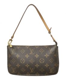 LOUIS VUITTON（ルイ ヴィトン）の古着「ポシェット・アクセソワール」｜ブラウン