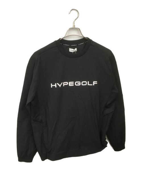 HYPEGOLF（ハイプゴルフ）HYPEGOLF (ハイプゴルフ) スウェット ブラック ブラック サイズ:Lの古着・服飾アイテム