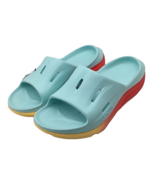 HOKAONEONE（ホカオネオネ）HOKAONEONE (ホカオネオネ) U ORA RECOVERY SLIDE 3 ブルー サイズ:27 未使用品の古着・服飾アイテム