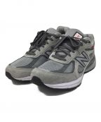 NEW BALANCEニューバランス）の古着「VERSION 4 MADE IN U.S.A. Width D GRAY」｜グレー