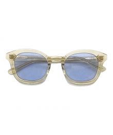 The Silent Soul（ザ サイレント ソウル）の古着「TSS SQUARE YELLOW CLEAR FRAME LIGHT BLUE LENS」｜イエロー×ブルー