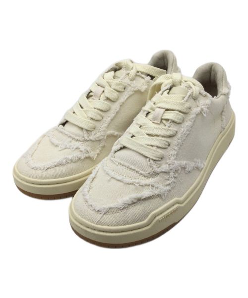 FOOT INDUSTRY（フットインダストリー）FOOT INDUSTRY (フットインダストリー) Urban Canvas Basketball Sneaker アイボリー サイズ:26の古着・服飾アイテム