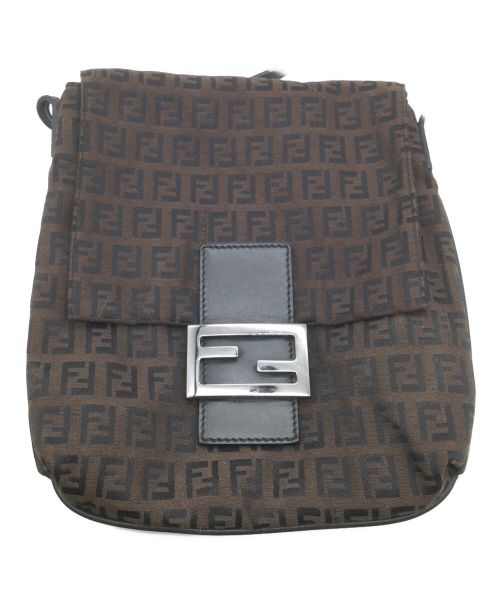 FENDI（フェンディ）FENDI (フェンディ) Zucchino Mamma Baguette Shoulder Bag ブラウンの古着・服飾アイテム