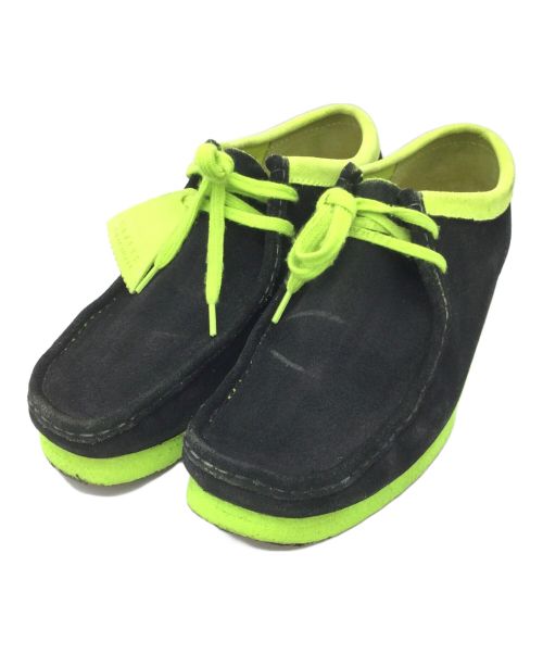 CLARKS ORIGINALS（クラークス オリジナルズ）Clarks Originals (クラークス オリジナルズ) シューズ ブラック×イエロー サイズ:26.5の古着・服飾アイテム