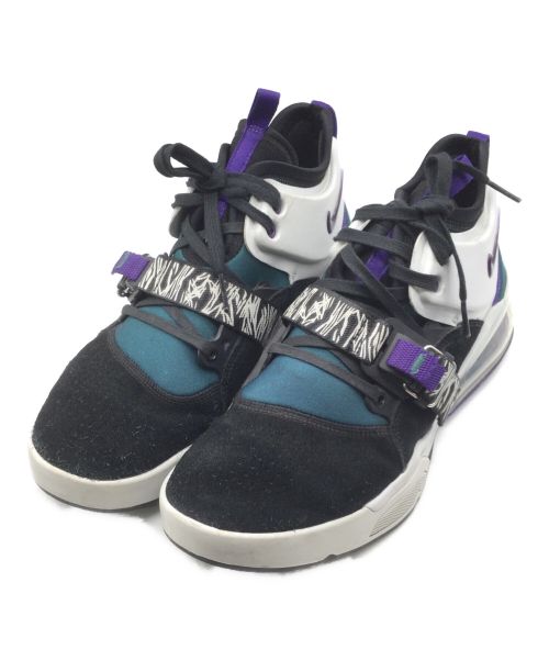 NIKE（ナイキ）NIKE (ナイキ) AIR FORCE 270 パープル×グリーン サイズ:28の古着・服飾アイテム