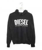 DIESELディーゼル）の古着「S-GIR-HOOD-DIVISION-LOGO FELPA」｜ブラック