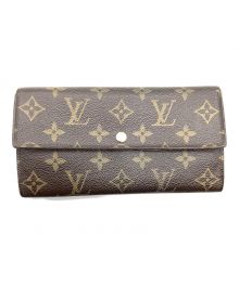 LOUIS VUITTON（ルイ ヴィトン）の古着「ポルトフォイユ・サラ」｜ブラウン