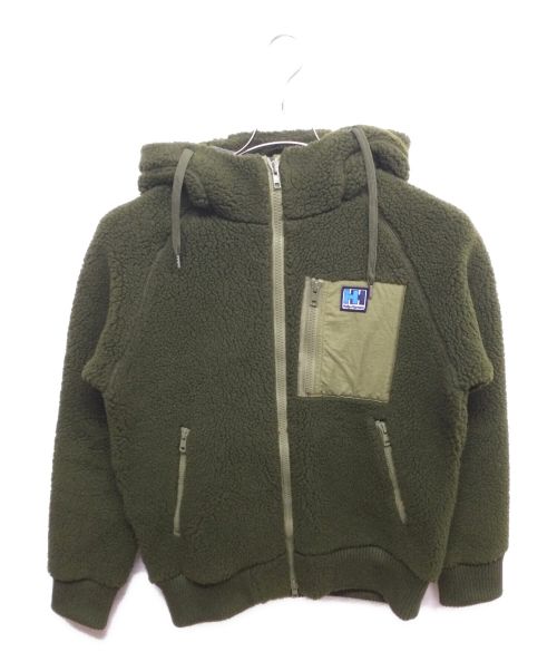 HELLY HANSEN（ヘリーハンセン）HELLY HANSEN (ヘリーハンセン) FIBER PILE THERMO HOODIE グリーン サイズ:Lの古着・服飾アイテム