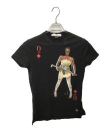 Vivienne Westwood（ヴィヴィアンウエストウッド）の古着「Brand new Vivienne Westwood Queen shirt.」｜ブラック