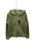 A BATHING APE（アベイシングエイプ）の古着「MILITARY SHARK FULL ZIP HOODIE」｜グリーン