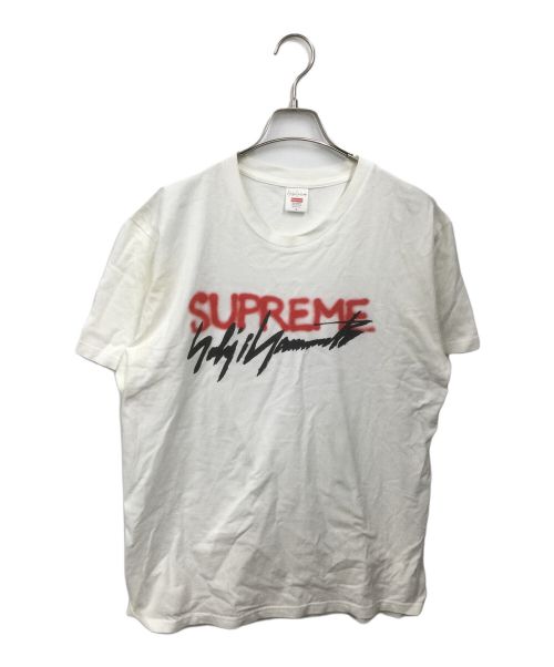 SUPREME（シュプリーム）Supreme (シュプリーム) YOHJI YAMAMOTO (ヨウジヤマモト) コラボ半袖カットソー ホワイト サイズ:Lの古着・服飾アイテム