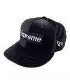 SUPREME×New Eraシュプリーム×ニューエラ）の古着「Piping Box Logo New Era」｜ブラック