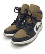 NIKEナイキ）の古着「AIR JORDAN 1 MID SE」｜ブラック×オリーブ