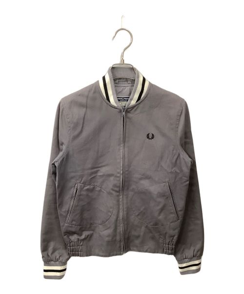 FRED PERRY（フレッドペリー）FRED PERRY (フレッドペリー) ロゴブルゾン グレー グレー サイズ:8号の古着・服飾アイテム