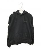 Patagoniaパタゴニア）の古着「Text Logo Uprisal Hoody」｜ブラック