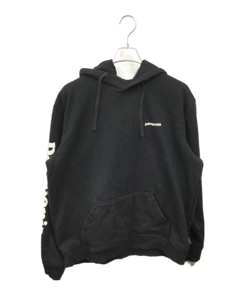 Patagonia（パタゴニア）Patagonia (パタゴニア) Text Logo Uprisal Hoody ブラック サイズ:XLの古着・服飾アイテム