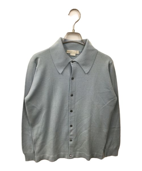 JOHN SMEDLEY（ジョンスメドレー）JOHN SMEDLEY (ジョンスメドレー) ニットシャツ スカイブルー スカイブルー サイズ:Sの古着・服飾アイテム