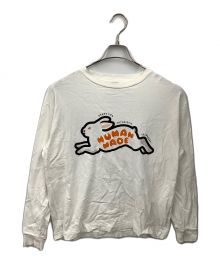 HUMAN MADE（ヒューマンメイド）の古着「ラビットプリントロングtシャツ」｜ホワイト