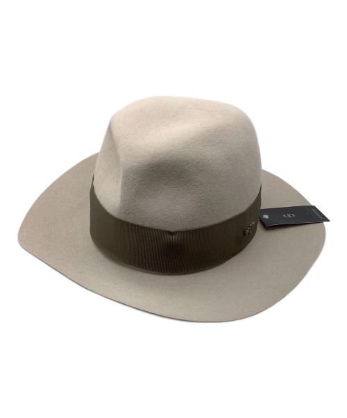 STETSON（ステットソン）STETSON (ステットソン) 中折れウールハット　アイボリー アイボリー サイズ:60cm 未使用品の古着・服飾アイテム