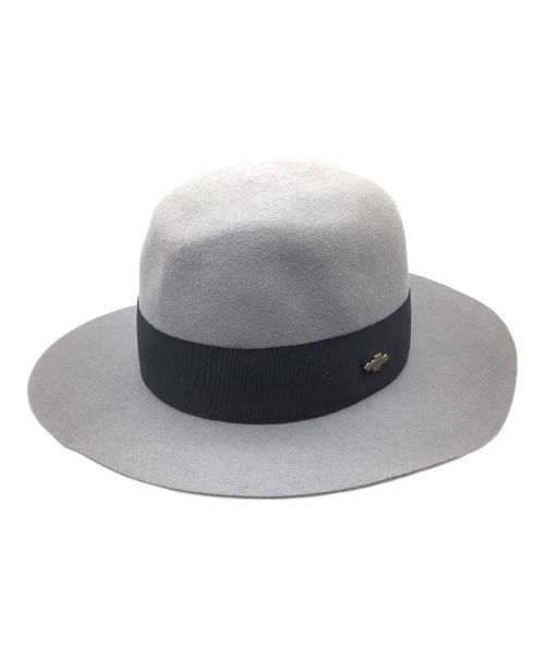 STETSON（ステットソン）STETSON (ステットソン) 中折れウールハット グレー グレーの古着・服飾アイテム