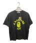 A BATHING APE（アベイシングエイプ）の古着「A BATHING APE T-shirt Men」｜ブラック