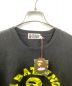 A BATHING APE (アベイシングエイプ) A BATHING APE T-shirt Men ブラック サイズ:XXL：7000円