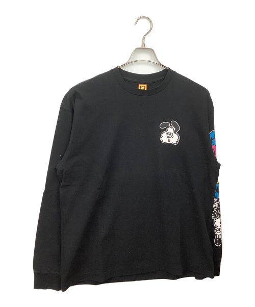 HUMAN MADE（ヒューマンメイド）HUMAN MADE (ヒューマンメイド) VERDY (ヴェルディ) VICK LONG SLEEVE T-SHIRT ブラック サイズ:XL 未使用品の古着・服飾アイテム